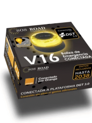 Baliza de Emergencia Conectada (V16) INNOVA SOS Flash EVO – Geolocalización y Alta Visibilidad