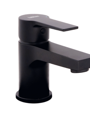 Grifo monomando lavabo bajo HABITEX Serie Elisa Black
